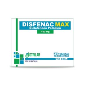 DISFENAC MAX 100MG X10 TAB (DICLOFENAC POTASICO)(DISTRILAB)