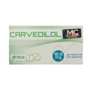 CARVEDILOL 12.5MG X 30 TAB (DISTRILAB)