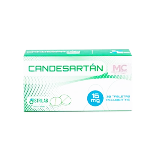 CANDESARTAN 16MG X 30 TAB (DISTRILAB)