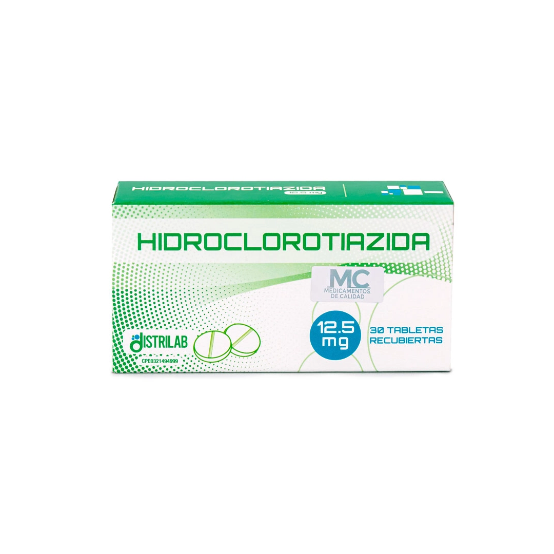 HIDROCLOROTIAZIDA 12,5MG X 30TAB. (DISTRILAB)