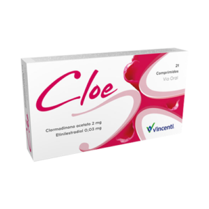 CLOE CLORMADINONA 2MG / ETINILESTRADIOL 0.03MG X 21 TAB (VINCENTI) (TABLETAS)