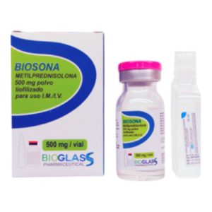 BIOSONA 500MG AMP (METILPREDNISOLONA)(BIOGLASS)