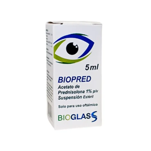 BIOPRED  1% SOL OFT 5 ML (PREDNISOLONA) (BIOGLASS)