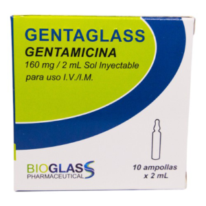 GENTAMICINA AMP 160MG /2ML IV/IM (GENTAGLASS-BIOGLAS)