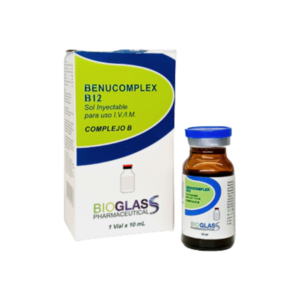 BENUCOMPLEX B12 COMPLEJO B AMP X 10ML IM/IV (BIOGLASS)