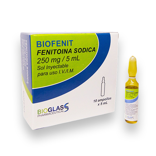 BIOFENIT FENITOINA 250MG/5ML I.V I.M (BIOGLASS)