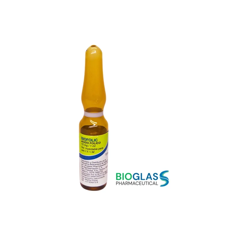 BIOFOLIC ACIDO FOLICO 10MG/1ML I.V I.M AMP (BIOGLASS) (AMPOLLAS)