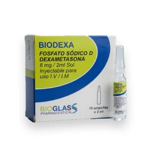 BIODEXA 8MG/2ML X 1 AMP I.V/I.M (DEXAMETASONA) (BIOGLASS)