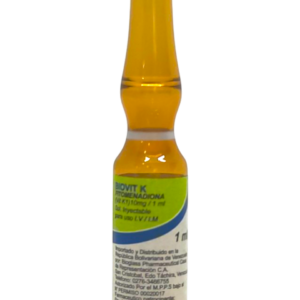 BIOVIT K 10MG/1ML AMP (VITAMINA K) (FITOMENADIONA) (BIOGLASS) (AMPOLLAS)