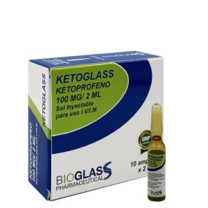 KETOGLASS 100MG/2ML X 1UNID I.V/I.M (KETOPROFENO) (BIOGLASS)