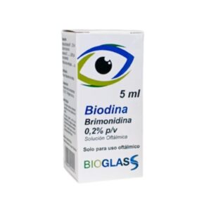 BIODINA 0.2% SOL OFT 5ML (BRIMONIDINA) (BIOGLAS)