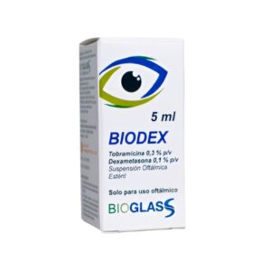 BIODEX 0.3%-0.1% SOL OFTAL 5ML (TOBRAMICINA/DEXAMETASONA) BIOGLASS