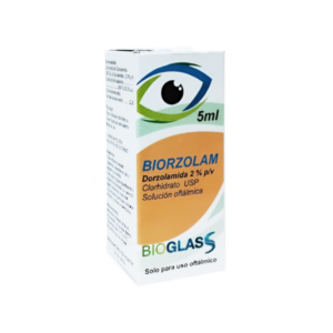 BIORZOLAM SOL OFT 5ML(DORZOLAMIDA)(BIOGLASS)(GOTAS)