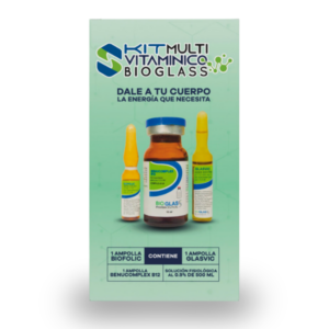 KIT MULTIVITAMINICO (COMP B,ACID.FOLICO, ASCORBI+SOLUCION) BIOGLAS