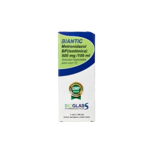 BIANTIC 500 MG AMP I.V (METRONIDAZOL) (BIOGLASS)