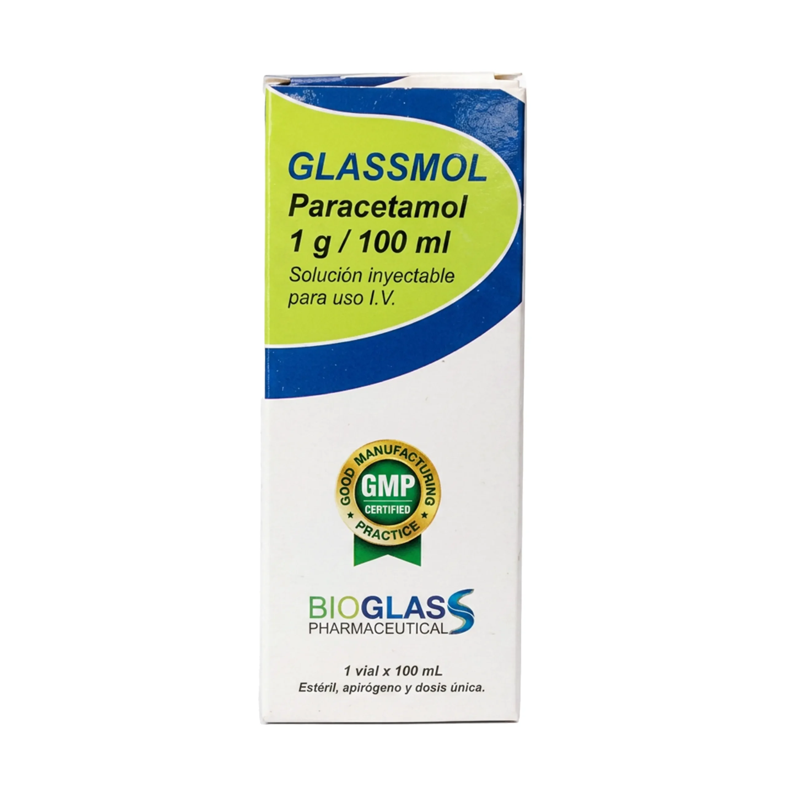 GLASSMOL (PARACETAMOL 1G/100ML VIAL) (BIOGLASS)