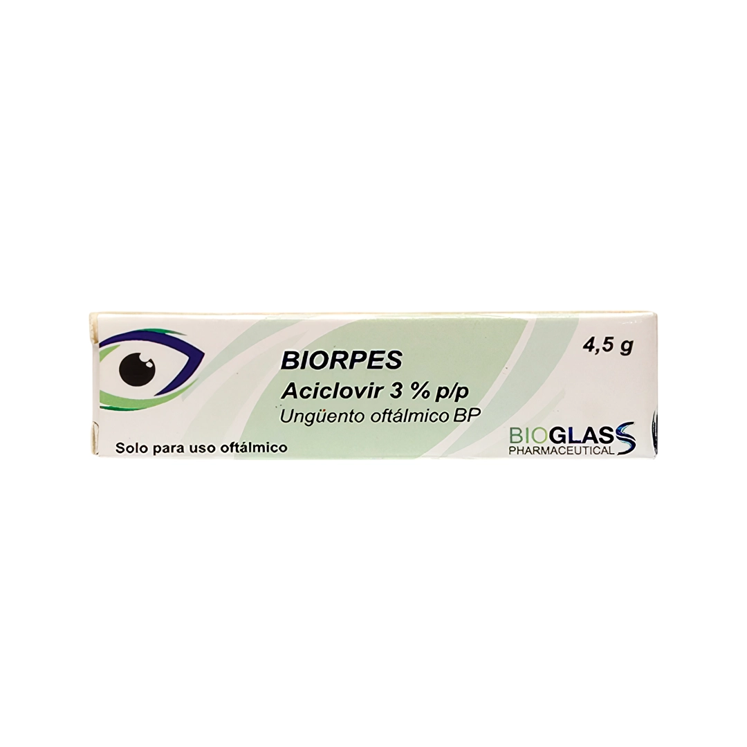BIORPES 3% UNG OFT. 4.5G (ACICLOVIR)(BIOGLASS)