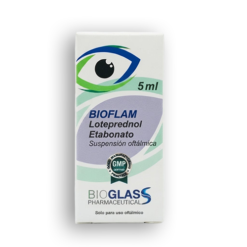 BIOFLAM 0.5% 5ML (LOTEPREDNOL ETABONATO) (BIOGLASS)