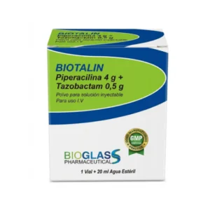 BIOTALIN 4 GR/0.5 GR POLVO SOL I.V (PIPERACILINA/TAZOBACTAN) (BIOGLASS)