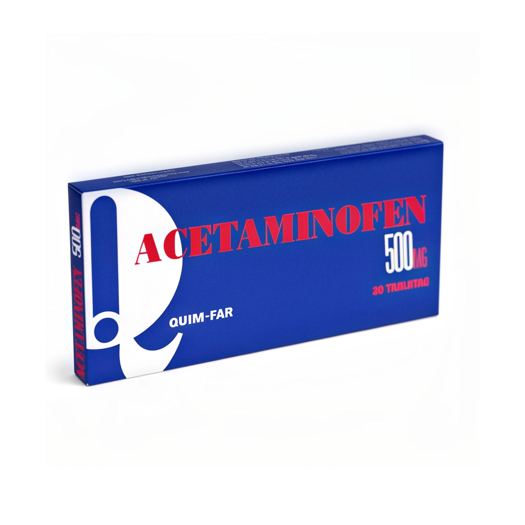 ACETAMINOFEN 500MG X 20 TAB (QUIM-FAR)(TABLETAS)