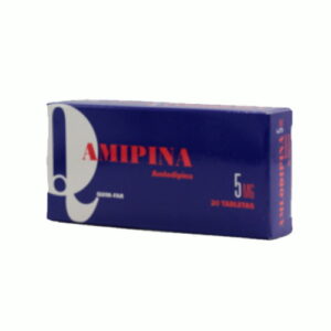 AMIPINA (AMLODIPINA) 5MG X 30 TAB QUIM-FAR (TABLETAS)