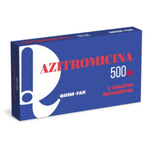 AZITROMICINA 500MG X 3 TAB QUIM-FAR (TABLETAS)