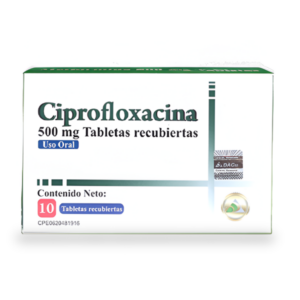 CIPROFLOXACINA 500 MG X 10 TAB (DAC55)