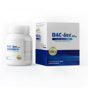 DAC-LAX 8.5G X 120 GR (POLIETILENGLICOL 3350)(JARABES) MILAX (DAC55)