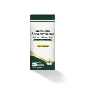 AMOXICILINA+ACIDO CLAVULANICO 600MG - 42,90 / 5ML 60ML (DAC55) (JARABES)