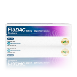 FLADAC 125MG X 10 CAP (SIMETICONA) (TABLETAS) (DAC55)