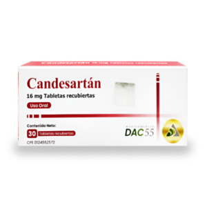 CANDESARTAN 16MG X 30 TAB (DAC55)