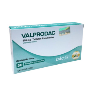 # VALPRODAC 500MG X 30 TABR (VALPROATO SODICO/ACIDO VALPROICO)(DAC55)