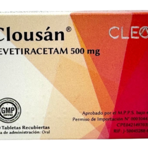 CLOUSAN 500 MG X 30 TAB (LEVETIRACETAM) (CLEOPHARMA)