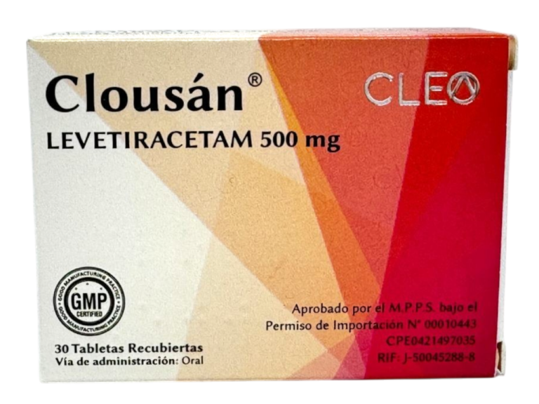 CLOUSAN 500 MG X 30 TAB (LEVETIRACETAM) (CLEOPHARMA)