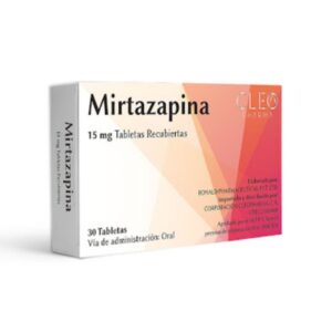 MIRTAZAPINA 15MG X 30 TAB (CLEO PHARMA)