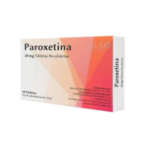 PAROXETINA 20MG X 30 TAB (CLEO)