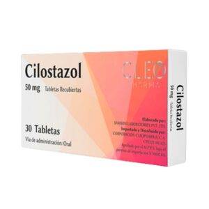 CILOSTAZOL 50MG X 30 TAB (CLEO PHARMA)(TABLETAS)