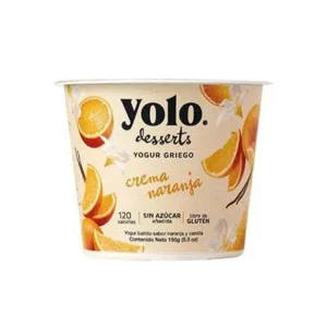 YOGUR YOLO 150GR (CREMA NARANJA)