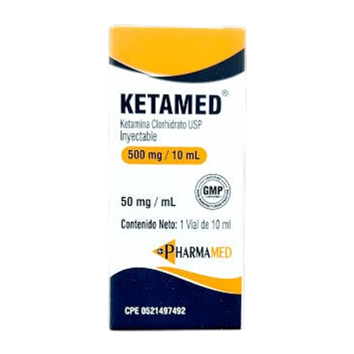 KETAMED 500MG AMP 10ML (KETAMINA)(PHARMAMED)(PSICOTROPICOS)