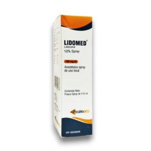 LIDOMED 100MG/ML SPRAY AL 10% 115ML (LIDOCAINA)(PHARMAMED)