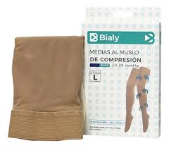 MEDIAS DE COMPRESION 20-30 MMHG A LA RODILLA TALLA L (BIALY)(MMQ)