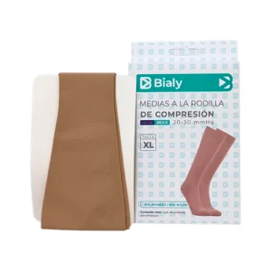 MEDIAS DE COMPRESION 20-30MMHG A LA RODILLA TALLA XL (BIALY)(MMQ)