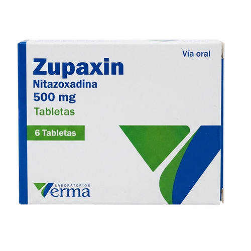 ZUPAXIN 500MG X 6 TAB (NITAZOXANIDA)(VERMA)