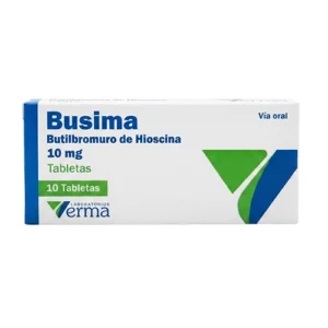 BUSIMA 10MG X 10 TAB (BUTILBROMURO DE HIOSCINA)(VERMA)