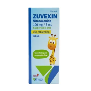 ZUVEXIN 100MG/5ML X 60 ML (NITAZOXANIDA)(VERMA)
