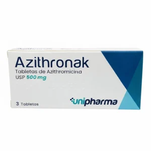 AZITHRONAK (AZITROMICINA) 500MG X 3TAB (UNIPHARMA)