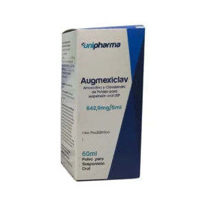 AUGMEXICLAV (AMOXICILINA + AC) 642.9MG / 5ML X 60ML (UNIPHARMA)