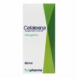 CEFALEXINA 125MG/5ML SUSP. 60ML.(UNIPHARMA)