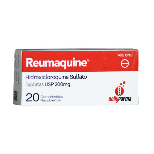 REUMAQUINE 200MG X 20 TAB (HIDROXICLOROQUINA)(DOLLYFARMA)