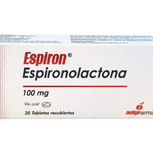 ESPIRON 100MG X 20 TAB  (ESPIRONOLACTONA)(DOLLYFARMA)